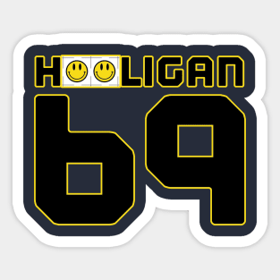 Hooligan 69 Old Skool Rave Sticker